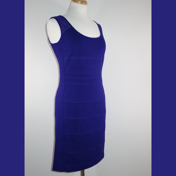 Cluny Royal Blue Paneled Tank Dress - Size 6 - Picture 7 of 15